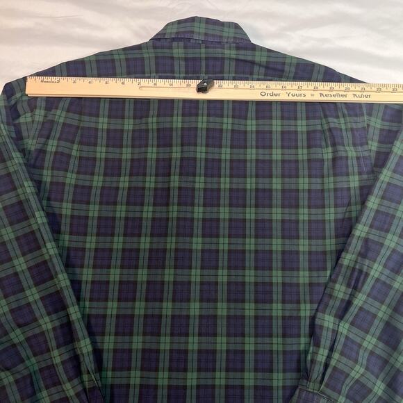 Polo Ralph Lauren Shirt Mens Size L Blackwatch Tartan Plaid Lowell Sport Cotton - Picture 13 of 14